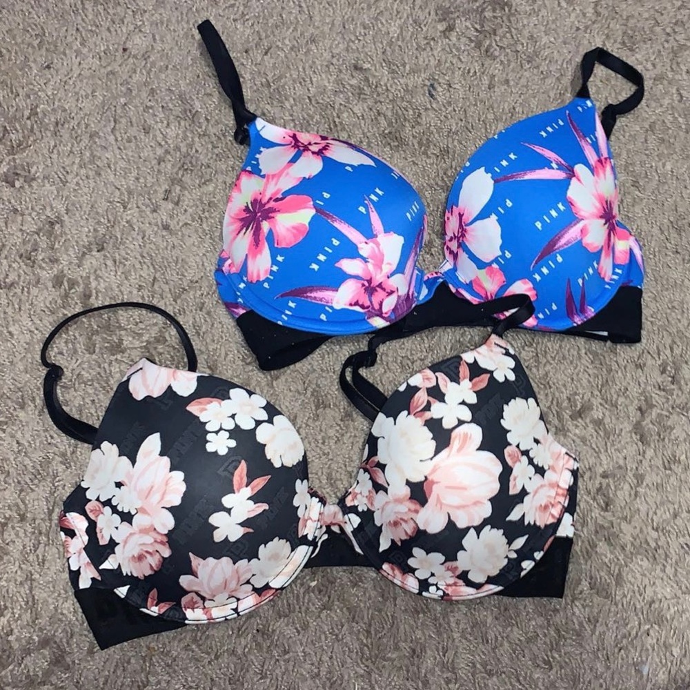 SOLD! Two VS Pink Bras.